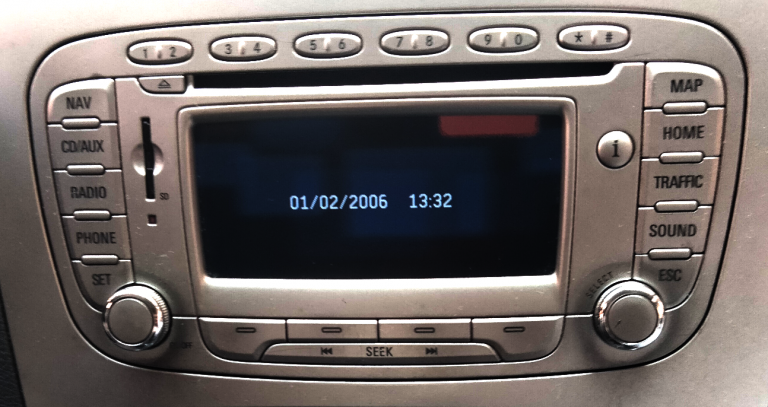 Ford autoradio bloqué