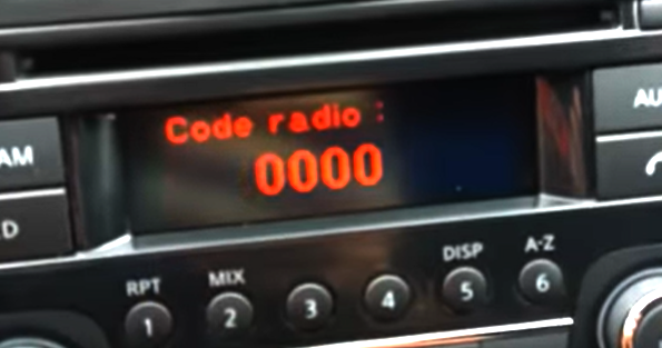 Nissan code autoradio bloqué