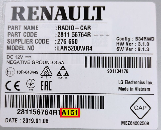 Dacia precode exemple 2